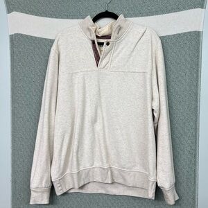 Orvis Men's Hoodie Sweater - Cream